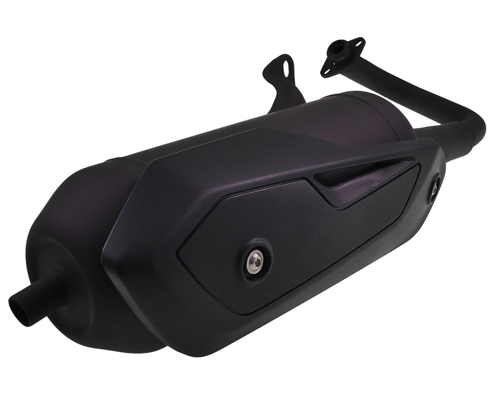 Auspuffanlage TECNIGAS Silent Pro Black Edition kompatibel fr Piaggio NRG, TPH, Zip, Gilera Runner, Stalker, Aprilia SR50 2-Takt