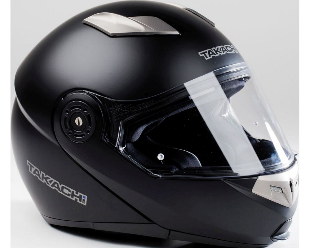 Klapphelm TAKACHI TK380 schwarz-matt