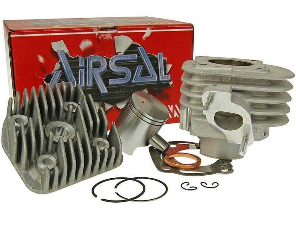 Zylinder AIRSAL T6 Racing 50ccm AC fr 1E40QMB CPI E2 12mm Oliver Sport,  Hussar, Popcorn
