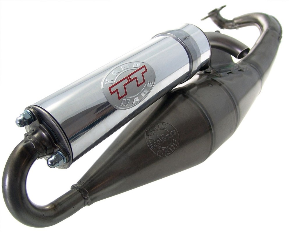 Auspuff LEOVINCE TT kompatibel fr Aprilia SR50, MBK Nitro, Yamaha Aerox 50 Minarelli liegend