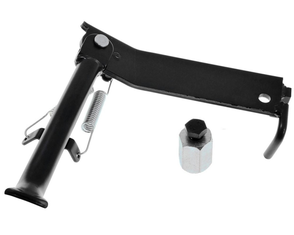 Seitenstnder schwarz kompatibel fr Yamaha Jog R und MBK Mach G AC 50ccm Modelle mit luftgekhltem Motor