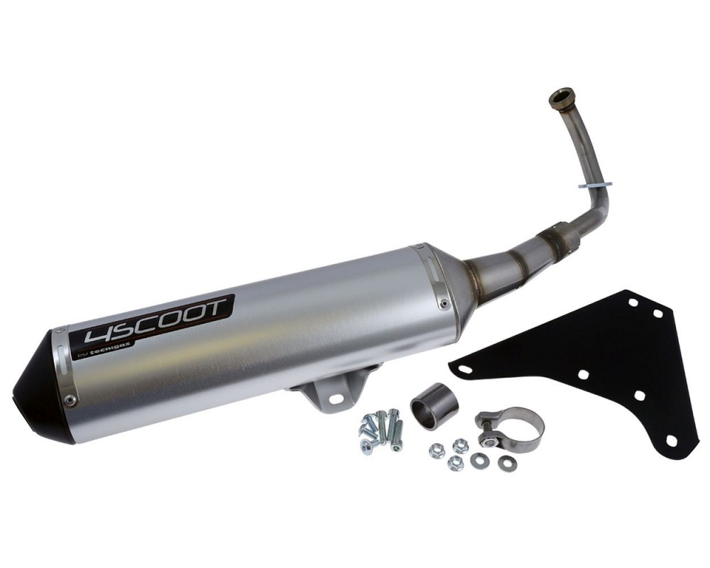Auspuff TECNIGAS Maxi 4Scoot kompatibel fr Piaggio Beverly, Carnaby 125-200 Quasar Motor