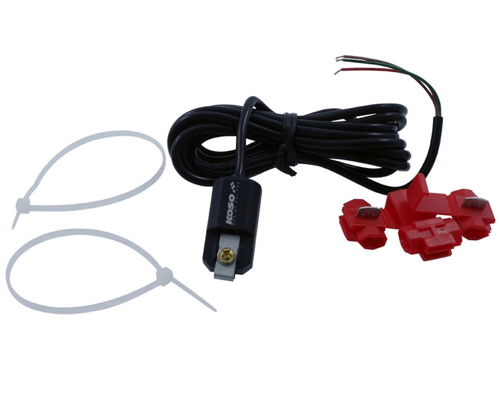 Drehzahl Signalfilter 12V KOSO fr Drehzahlmesser -10 Grad bis +60 Grad Strfilter, universal Motorrad, Roller, Quad, Mofa, Moped