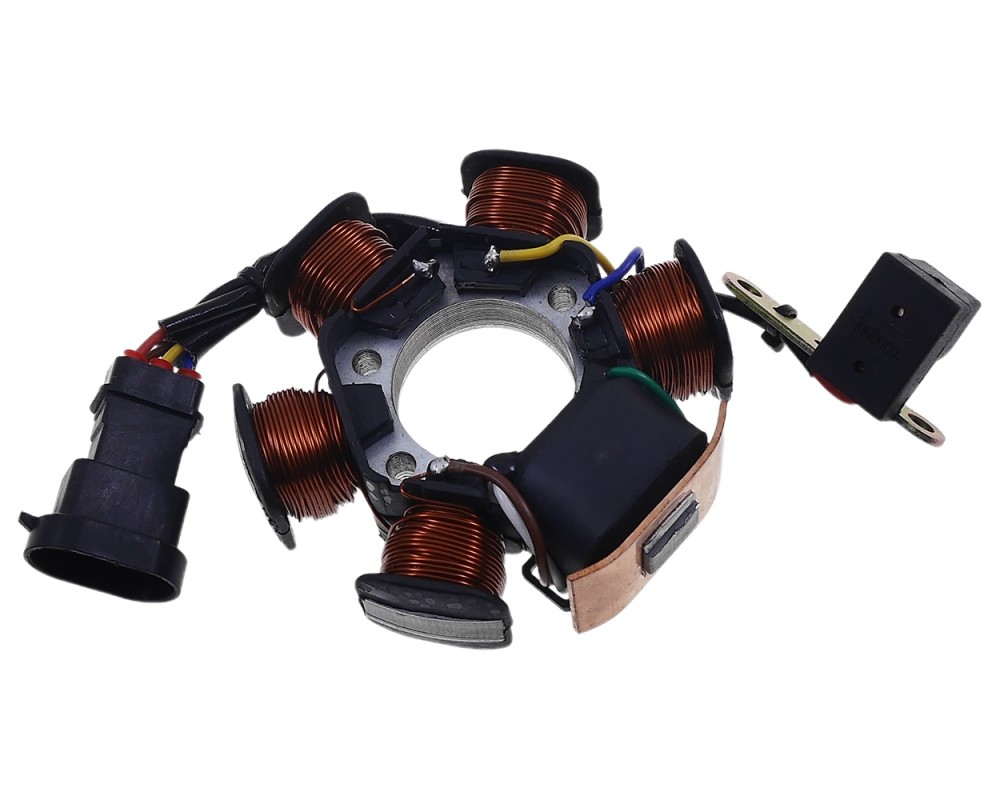 Lichtmaschine / Stator kompatibel fr Piaggio NRG MC3, Gilera Runner, Vespa ET2 ab 2000 mit Kat