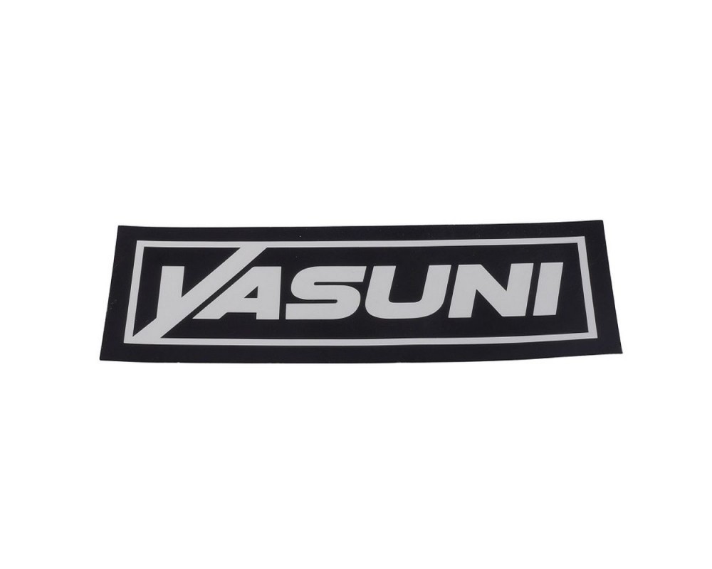 Aufkleber Endschalldmpfer 110x25mm YASUNI