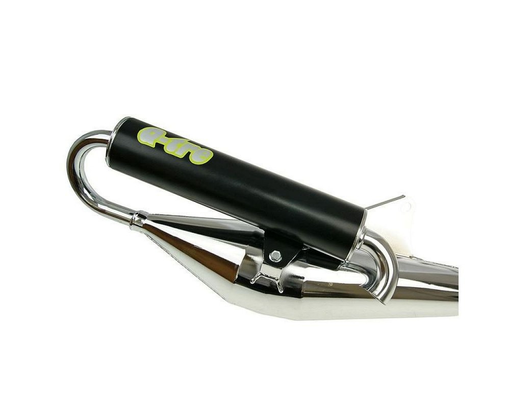 Auspuff TECNIGAS Q-Tre Chrom fr Peugeot liegend