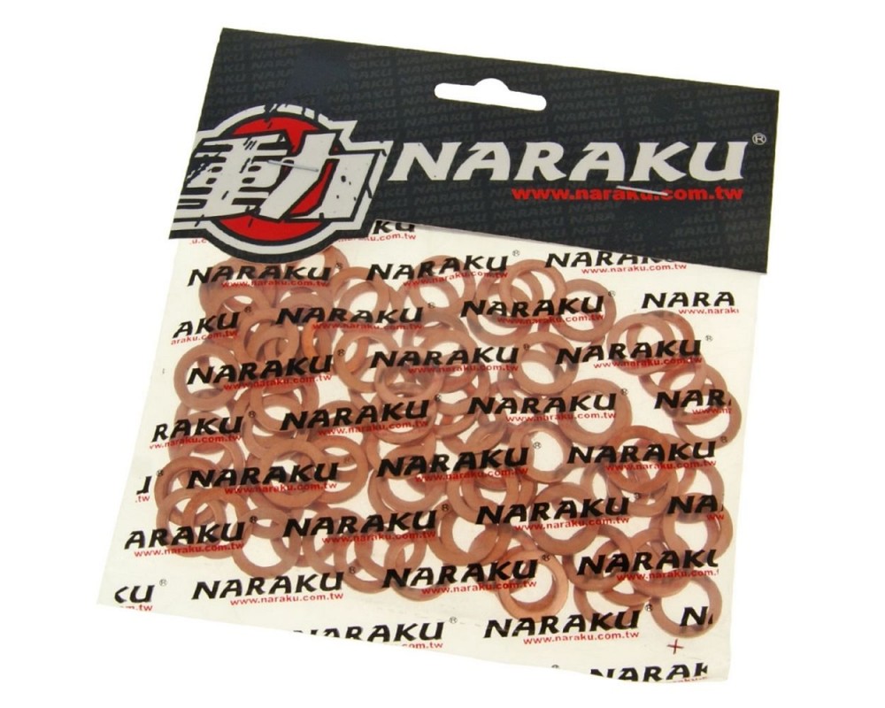 Dichtringe Kupfer NARAKU 10x16x1,5mm 100 Stck
