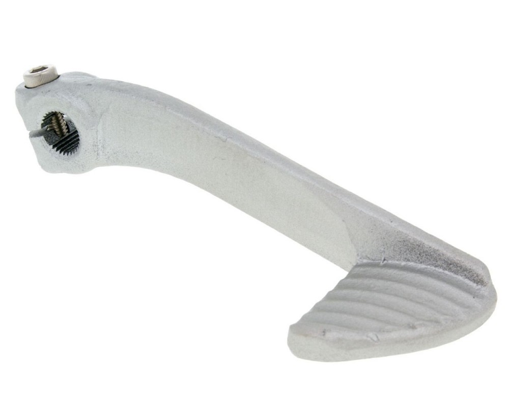 Kickstarter BUZZETTI Stahl silber fr Peugeot 50, 100ccm