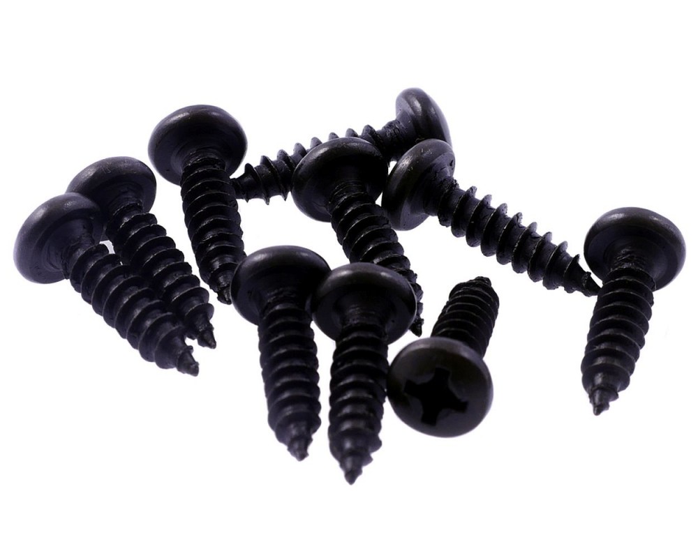 Blechschraube kreuzschlitz Set 4,2x16 schwarz 10 Stck