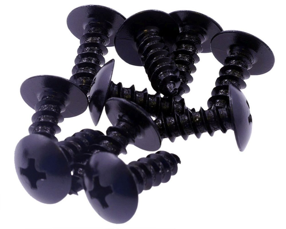 Schrauben Verkleidung kreuz schwarz 5x12mm 10 Stck