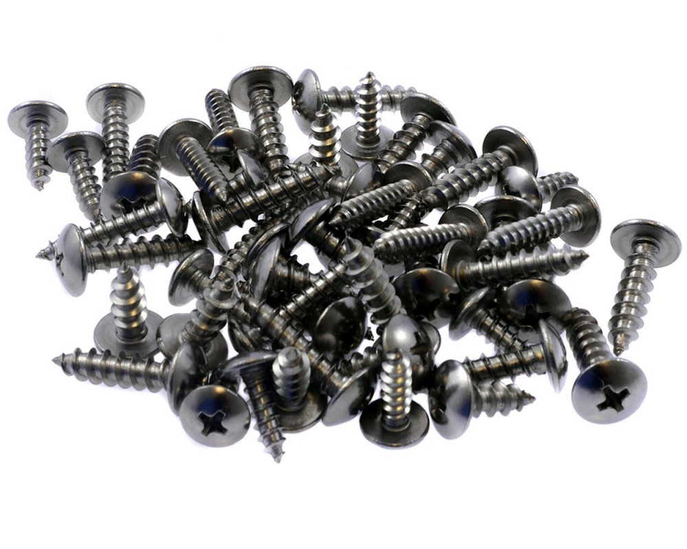 Blechschrauben Set Edelstahl M5/M5 12/20mm sortiert 50 Stck