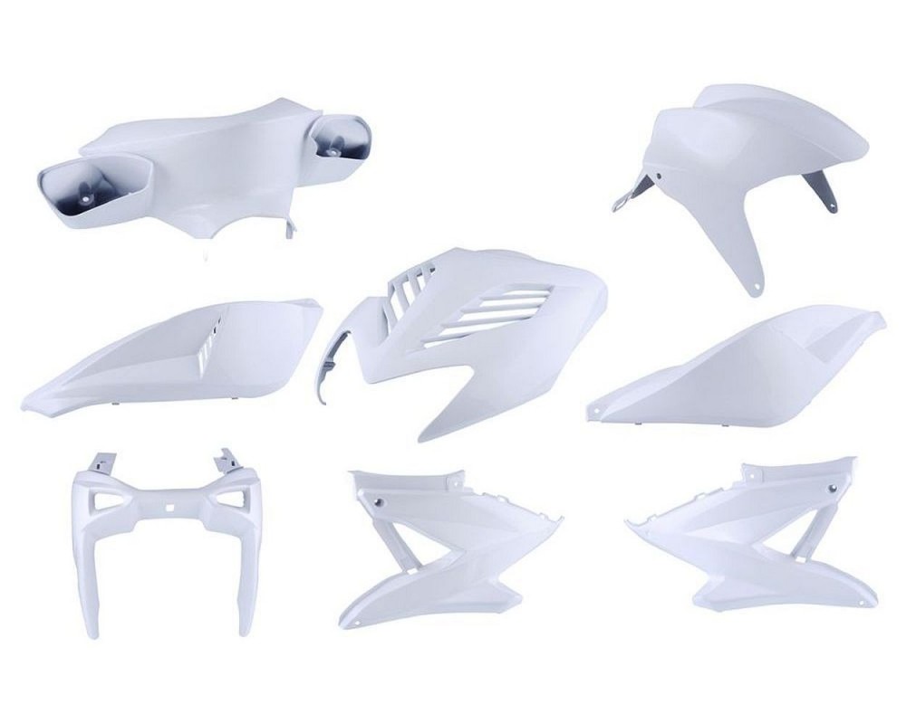 Verkleidungskit Aerox / Nitro glnzend weiss 8-teilig