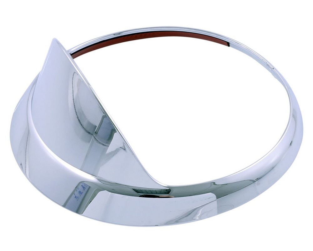 Lampenring SIP Kunststoff chrom mit Lampenschirm kompatibel fr Vespa GTS 125-300