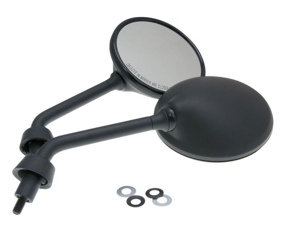 Spiegel STANDARD schwarz kurz fr Vespa GTS, GTV, LXV M8