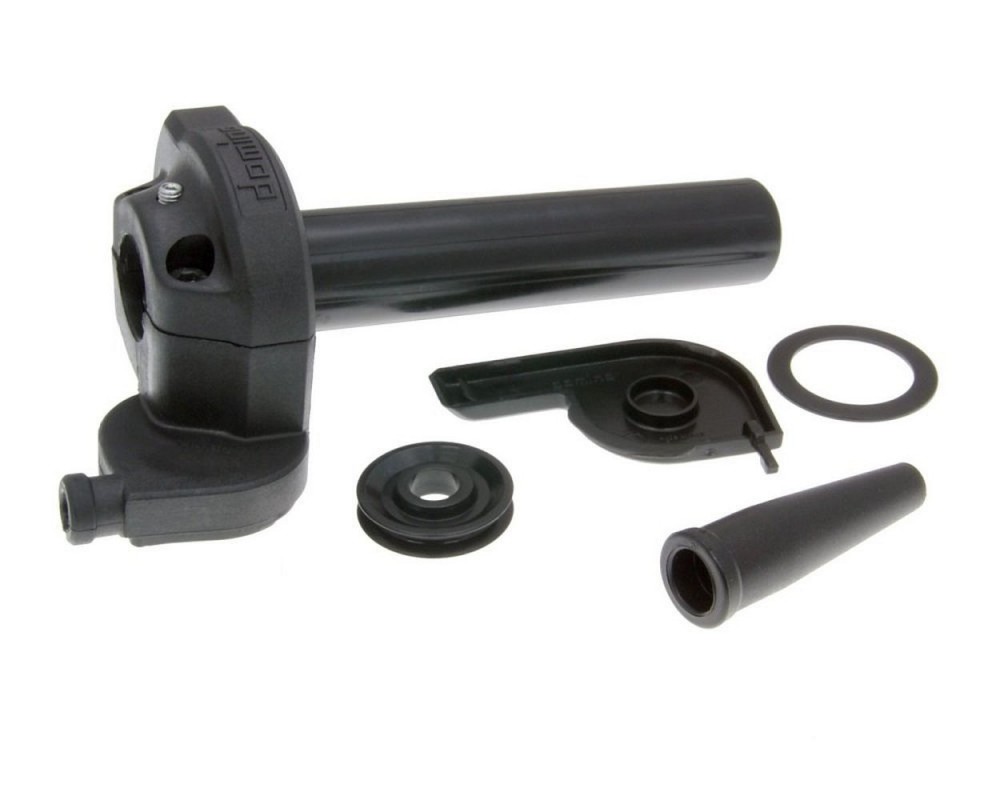 Gasgriff Domino Kurzhub schwarz - universal