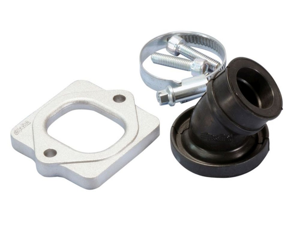 Ansaugstutzen 21/25mm POLINI 360 kompatibel fr Piaggio mit 21mm Dellorto PHBG, CP Vergaser
