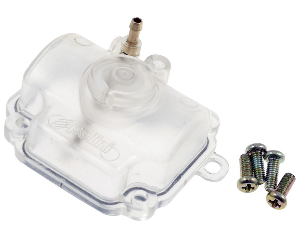 Schwimmerkammer POLINI transparent fr CP Vergaser