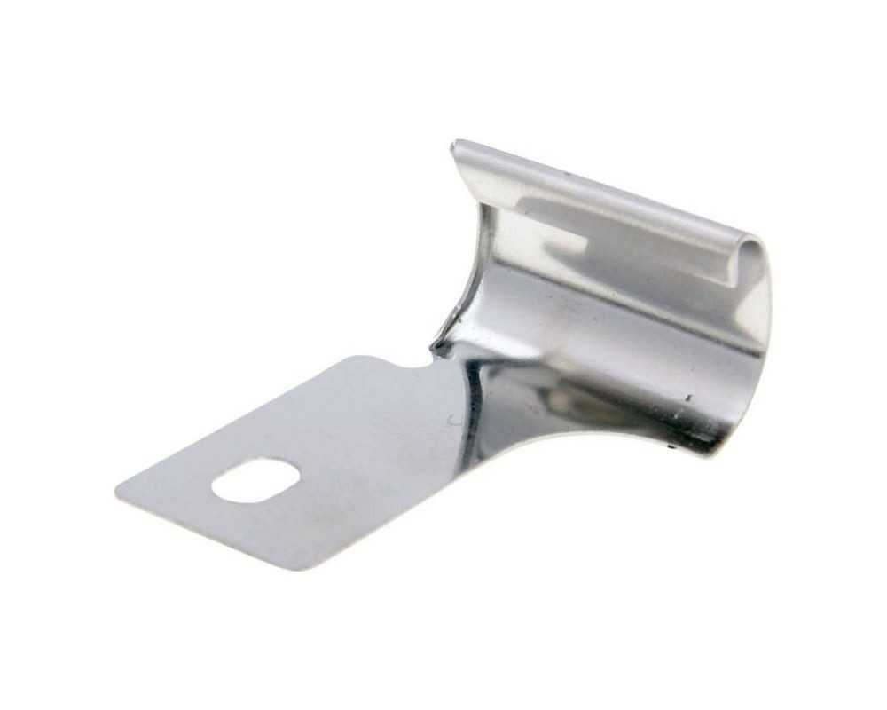 Schlitzrohrklammer Beinschild links kompatibel fr Vespa ET2, ET4, LX, LXV