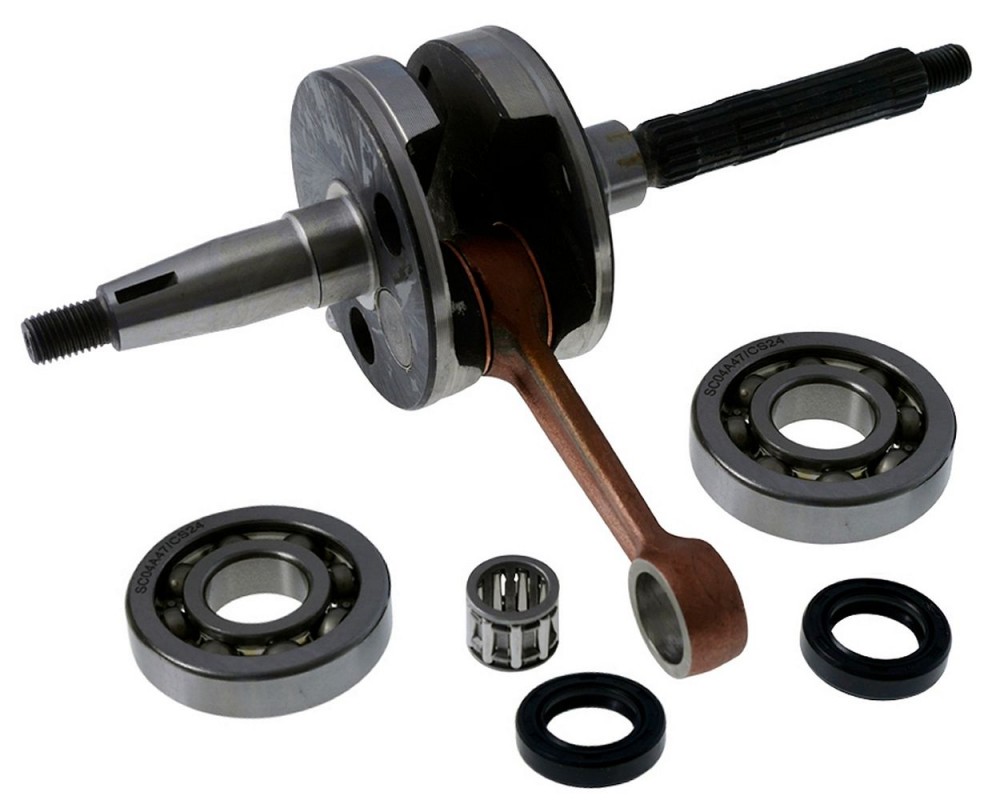 Kurbelwelle + Lagersatz kompatibel fr Piaggio AC, LC