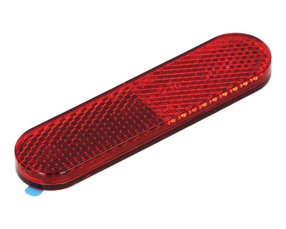 Reflektor 95x25mm rot selbstklebend
