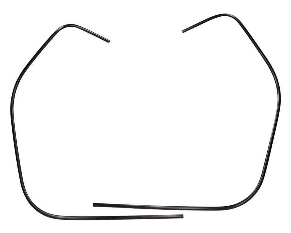 Kantenschutz Schlitzrohr Beinschild schwarz links rechts kompatibel fr Vespa GT, GTS und GTV 125 bis 300ccm  bis Bj. 2020