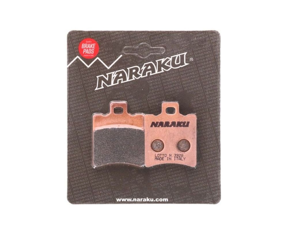 Bremsbelge / Bremskltze NARAKU Sinter kompatibel fr Piaggio Yamaha MBK