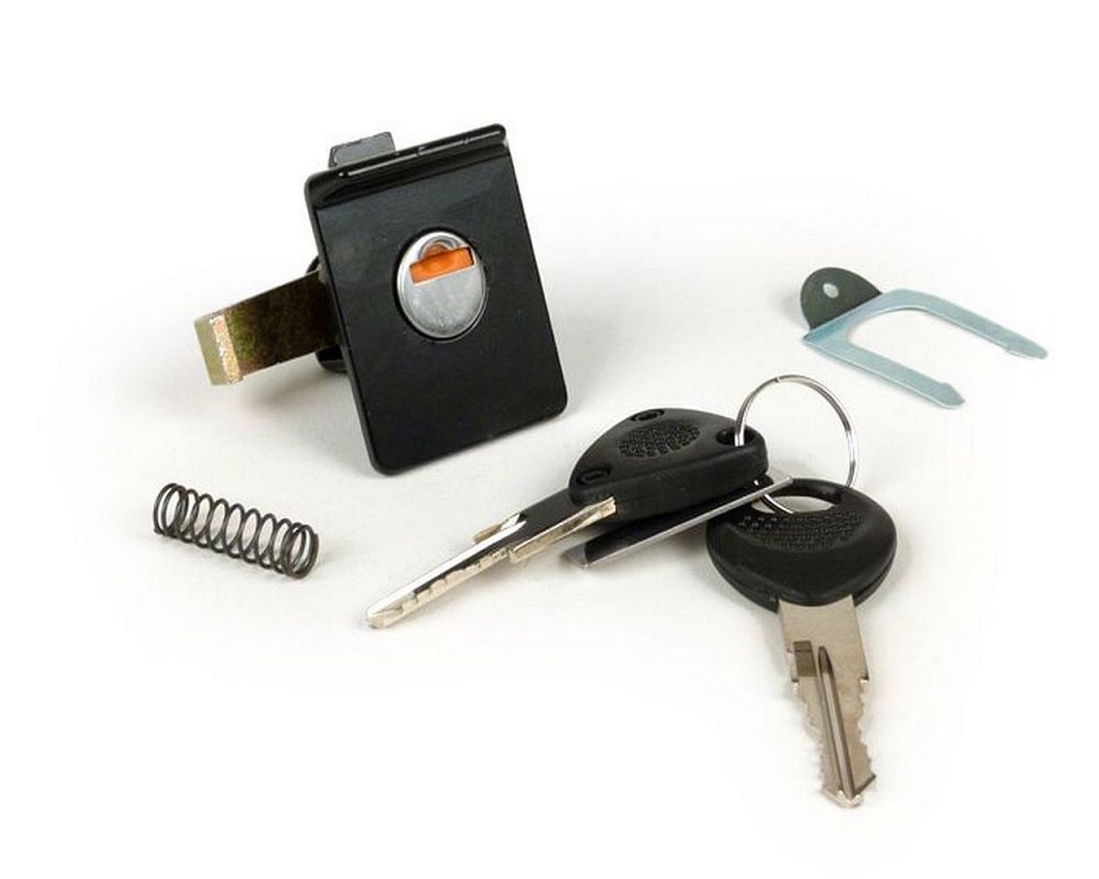 Gepckfachschloss BGM schwarz kompatibel fr Vespa PX 80-200 E Lusso (ab Bj. 1984), T5 125ccm