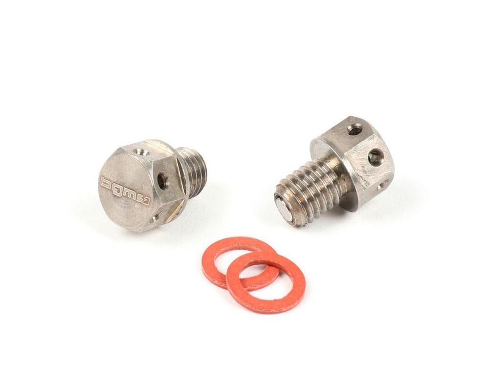 �lablassschrauben-Set BGM, M8x8mm mit Neodym Magnet, kompatibel f�r Vespa Largeframe und Smallframe Ersatz Getriebe�lschraube