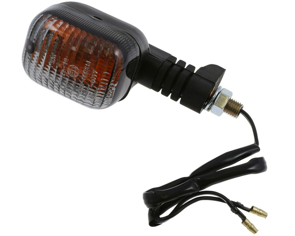 Blinker DUC STYLE, schwarz, getntes Glas, vorne links oder hinten rechts, M10