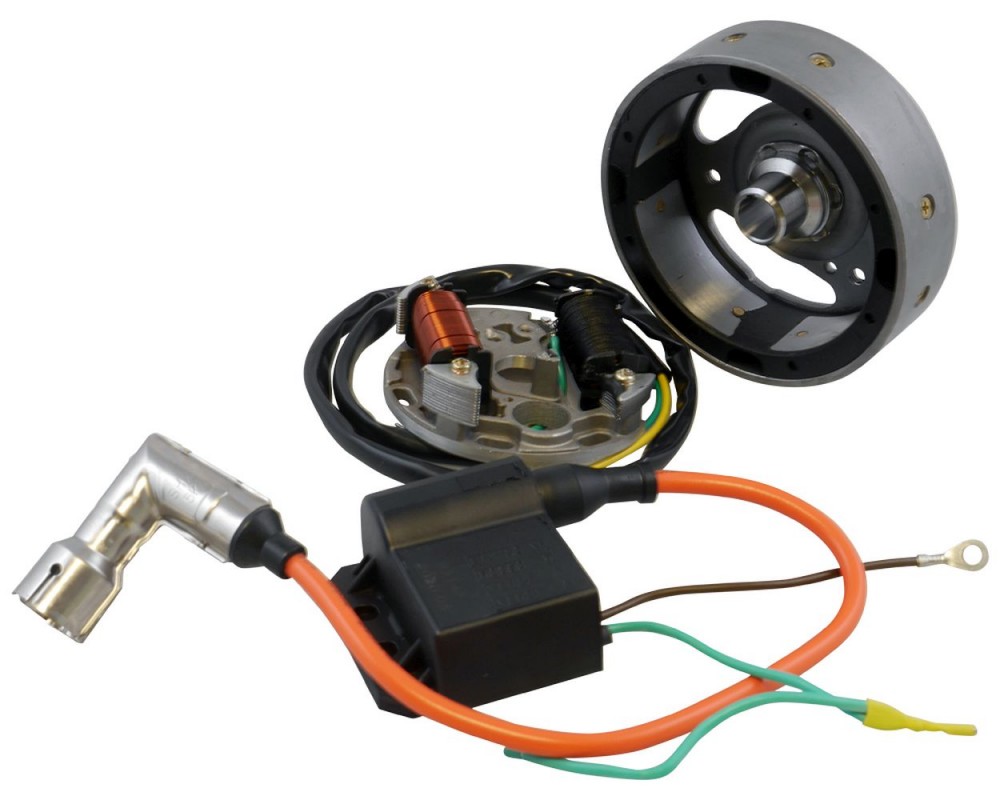Zndanlage elektronisch 12V 35 Watt fr Puch Maxi E50, Hercules GT, Sachs 506 Mofa rechtsdrehend