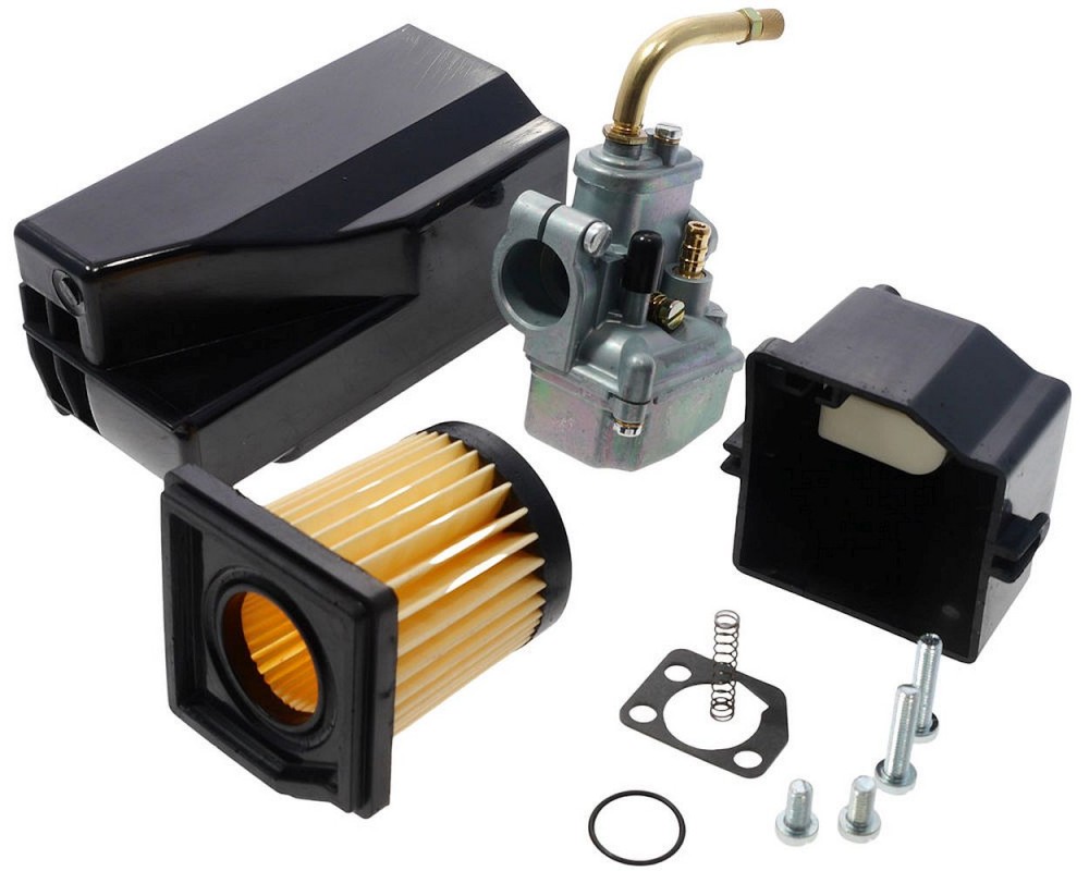 Luftfilterset + Tuning Vergaser 12mm fr Hercules, Sachs 504 505