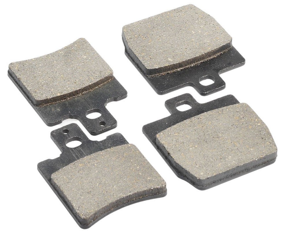 Bremsbelge / Bremskltze Set MALOSSI Sport vorne / hinten kompatibel fr Yamaha Aerox, MBK Nitro 50 2-Takt 4-Takt Bremsbelge Bremsen Belge Set