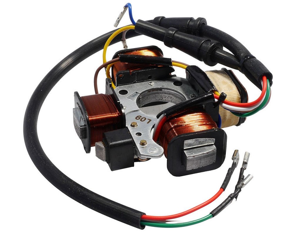 Zndanlage Lichtmaschine kompatibel fr Piaggio / Vespa SI 50, Bravo, Ciao 2-Takt AC Mofa Zndung