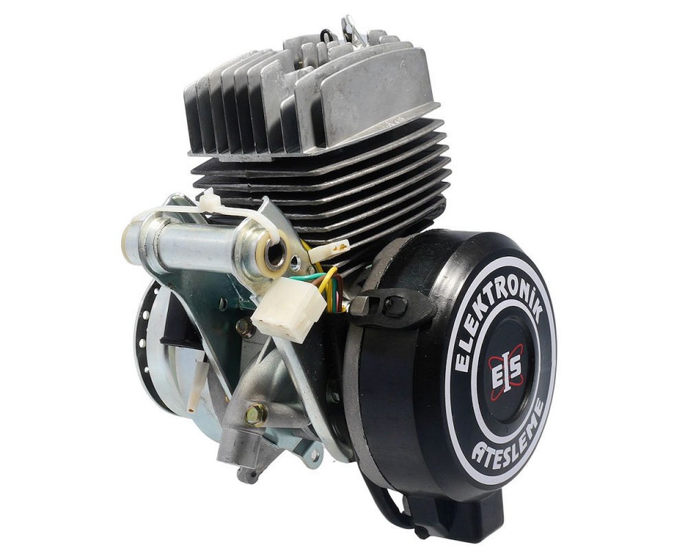 Motor TEKNIX 50ccm luftgekhlt komplett mit elektronischer 12V Zndung kompatibel fr Peugeot 103 MVL / SP Mofa