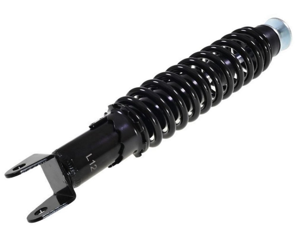 Federbein / Stodmpfer RMS R schwarz 340mm kompatibel fr Piaggio Sfera NSL, Gilera Runner, Piaggio NRG, TPH, SKR