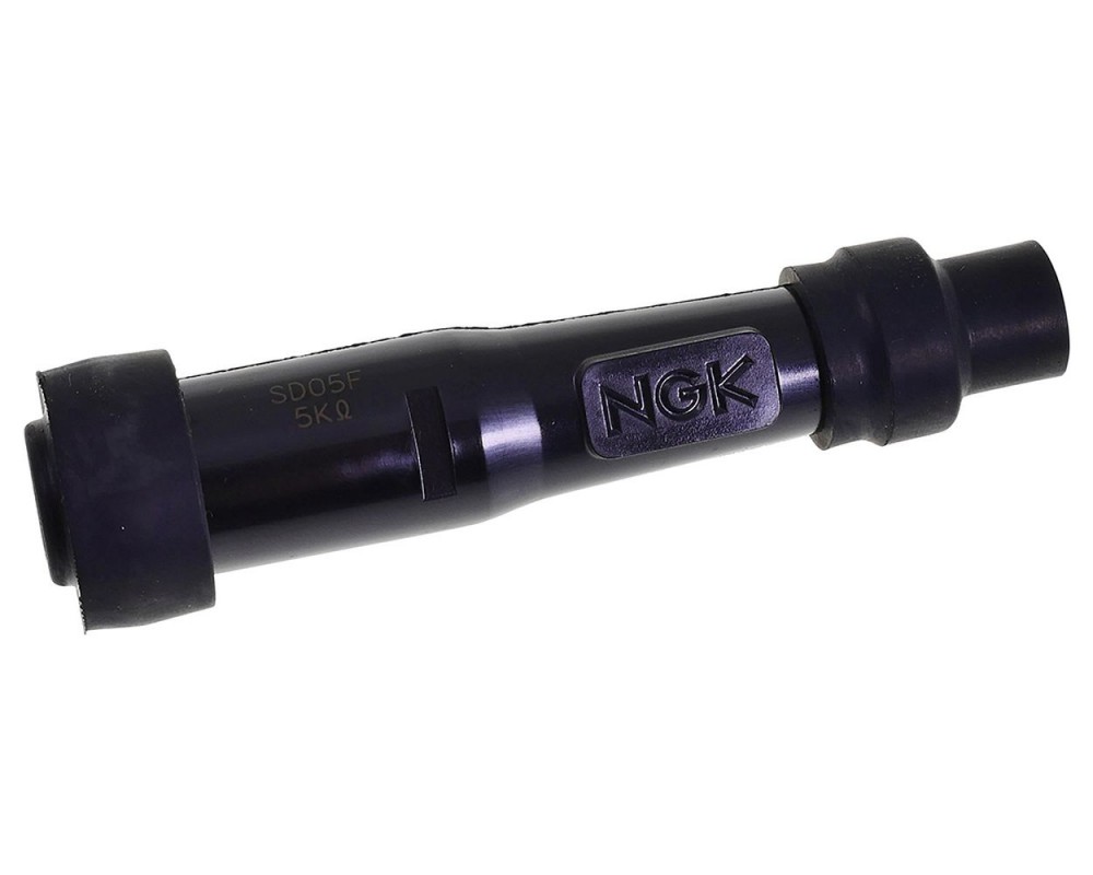 Zndkerzenstecker NGK gerade schwarz SD05F, universal, Roller, Scooter, Mofa, Moped, Mokick, Motorrad, Quad, ATV, Ersatz