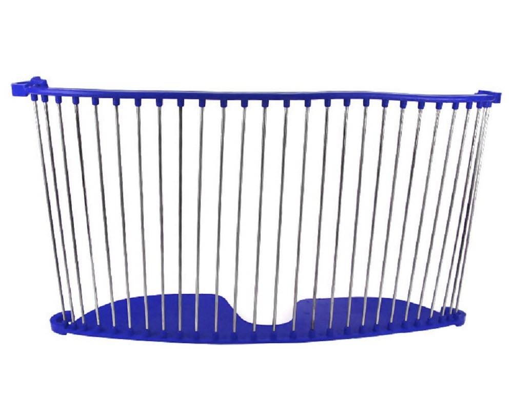 Gepckkorb UNI AUTO blau, kompatibel fr Vespa VNA, VNB, VBA, VBB, T4 Ersatz Gepckgitter Gepckfach