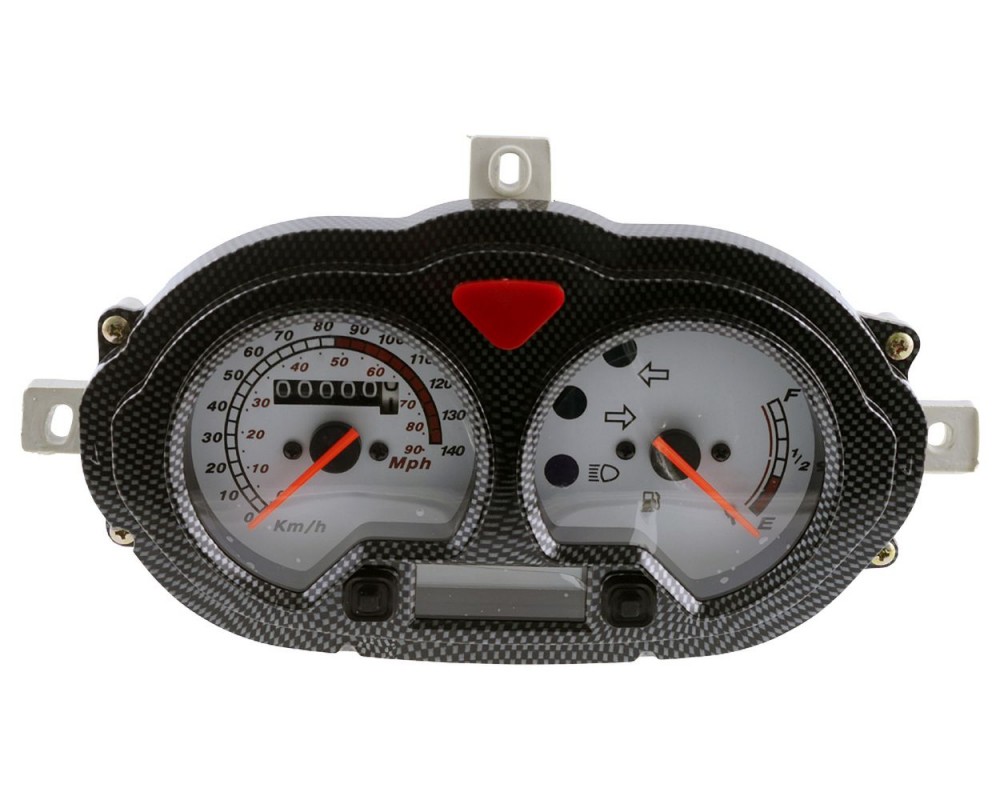 Tachometer VANEZ carbon look Baotian BT49QT12 -18 -22, Flex-Tech Fun, Benzhou